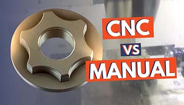 การตัดเฉือน CNC เทียบกับการตัดเฉือนแบบแมนนวล