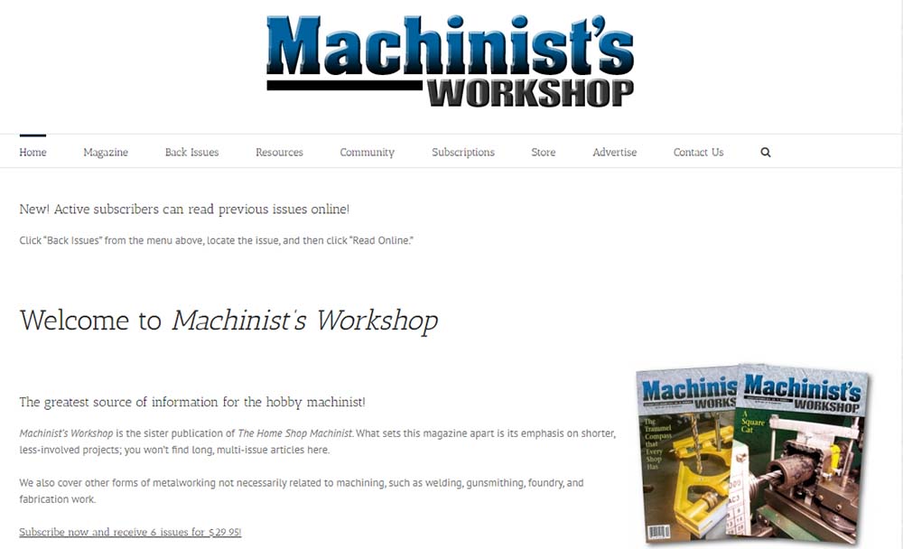 machinist's workshop